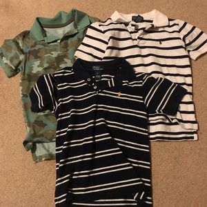Three BOYS size 6 collared polos-GREAT condition!